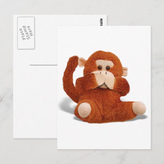 Sprich kein Übel Postkarte (Vorne/Hinten)