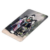 Sprich kein Übel, sitzend (1910) Magnet (Linke Seite)