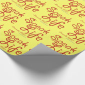 Sprich Leben Geschenkpapier (Ecke)