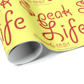 Sprich Leben Geschenkpapier (Rolleneckpunkt)