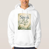 Sprich Leben Hoodie (Vorderseite)
