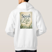 Sprich Leben Hoodie (Rückseite)