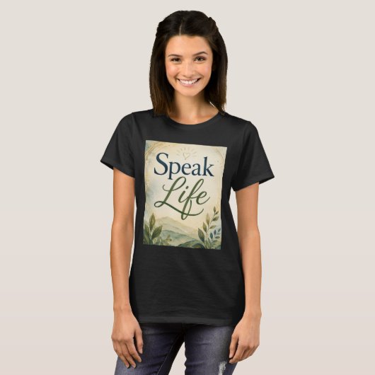 Sprich Leben T-Shirt (Vorne ganz)