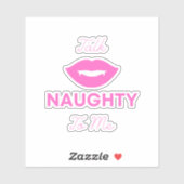 Sprich mir naught aufkleber (Blatt)