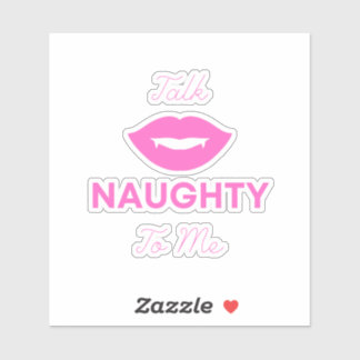 Sprich mir naught aufkleber