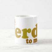 Sprich mir nervös über Cooles Retro Kaffeetasse (Mittel)
