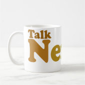 Sprich mir nervös über Cooles Retro Kaffeetasse (Links)