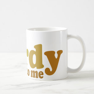 Sprich mir nervös über Cooles Retro Kaffeetasse