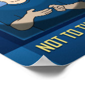 Sprich mit dem Gesicht! Ein ASL-Klassenposter. Poster (Ecke)