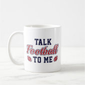 Sprich mit mir Fußball Kaffeetasse (Links)