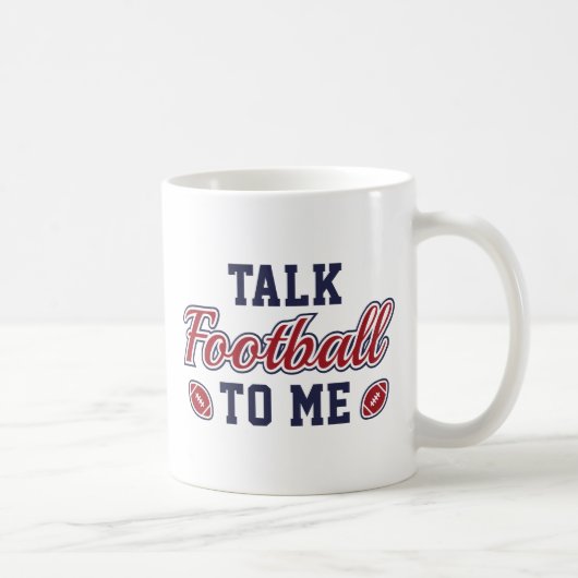 Sprich mit mir Fußball Kaffeetasse (Rechts)