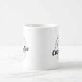 Sprich mit mir nach dem ersten Kaffee lustiger Spr Kaffeetasse (Mittel)