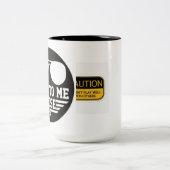 Sprich mit mir über die Gänsevisionäre-Tasse Zweifarbige Tasse (Mittel)