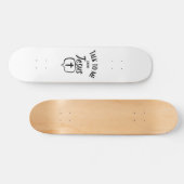 Sprich mit mir über Jesus Skateboard (Horizontal)