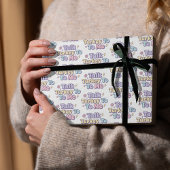 Sprich mit mir über Truthahn Geschenkpapier