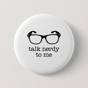 Sprich Nerdy mit mir Button