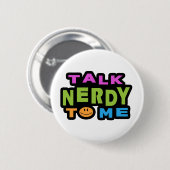 Sprich Nerdy mit mir Button (Vorne & Hinten)