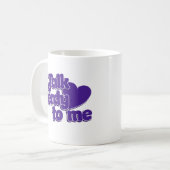 Sprich Nerdy mit mir Kaffeetasse (Vorderseite Links)