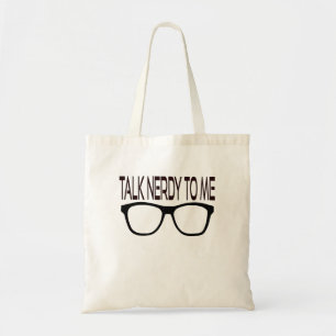 Sprich Nerdy mit mir mit Black Geek Brillen Tragetasche