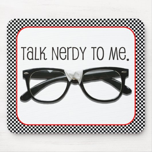 Sprich Nerdy mit mir Mousepad (Vorne)