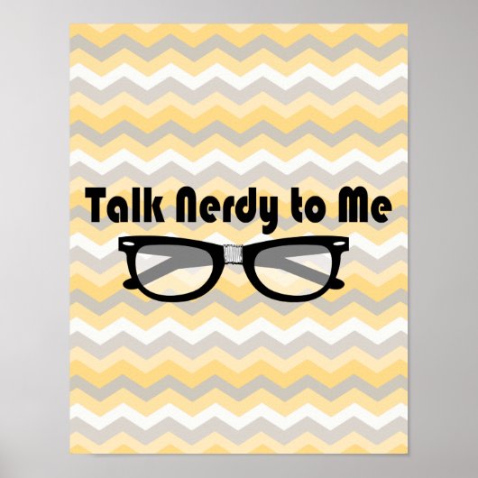 Sprich Nerdy mit mir Poster (Vorne)