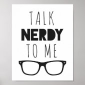 Sprich Nerdy mit mir Poster (Vorne)
