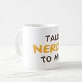 Sprich nervös mit mir! kaffeetasse (Vorderseite Links)
