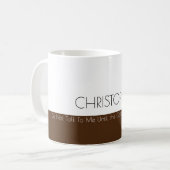 Sprich nicht bis unter Linie lustig Kaffeetasse (Vorderseite Links)