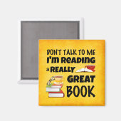 Sprich nicht, dass ich ein wirklich großartiges Bu Magnet (Vorderseite/Rückseite)