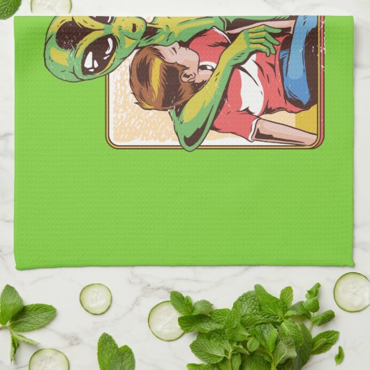 Sprich nicht mit Fremden Geschirrtuch (Gefaltet)