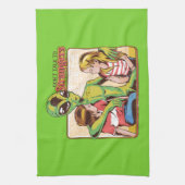 Sprich nicht mit Fremden Geschirrtuch (Vertikal)