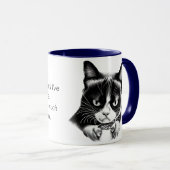 Sprich nicht mit mir, bevor ich meinen Kaffee-Funn Tasse (VorderseiteRechts)