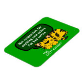 Sprich nicht mit mir, bis ich eine Tasse Kaffee ha Magnet (Linke Seite)