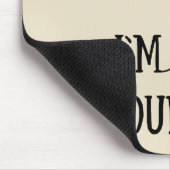 Sprich nicht mit mir, dass ich lustige Häkelchen z Mousepad (Ecke)