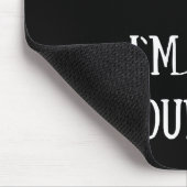 Sprich nicht mit mir, dass ich lustige Häkelchen z Mousepad (Ecke)