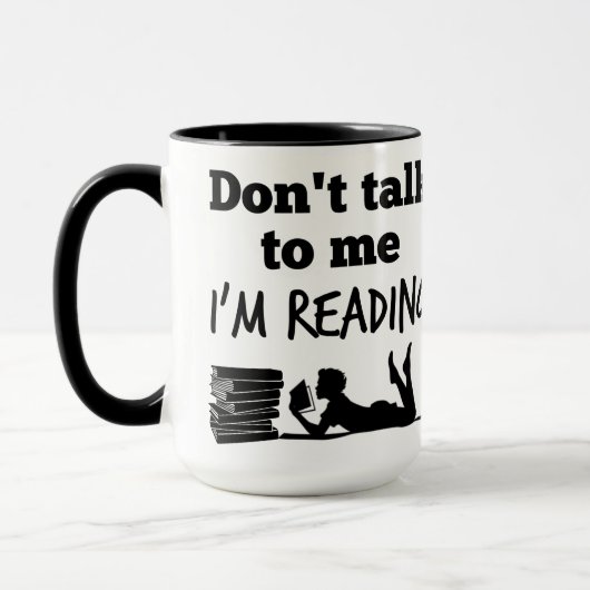 Sprich nicht mit mir, dass ich Tasse lese (Links)