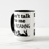 Sprich nicht mit mir, dass ich Tasse lese (Vorderseite Links)