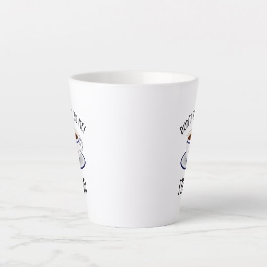 Sprich nicht mit mir, ich bin Chai Milchtasse (Vorderseite)