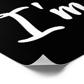 Sprich nicht mit mir! Ich knete Poster (Ecke)