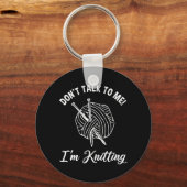 Sprich nicht mit mir! Ich knete Schlüsselanhänger (Vorderseite)