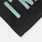 Sprich nicht mit mir, ich zähle Katzenklumpen Stri Fleecedecke (Ecke)