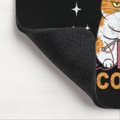 Sprich nicht mit mir, ich zähle lustige Katzenfisc Mousepad (Ecke)