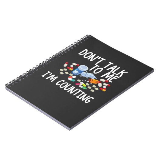 Sprich nicht mit mir, ich zähle notizblock (Linke Seite)