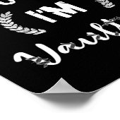Sprich nicht mit mir im Gewinner des Reitpferdes V Poster (Ecke)