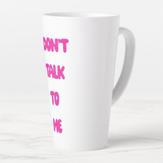 Sprich nicht mit mir milchtasse (Rechte Ecke)