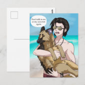 Sprich nicht mit mir oder meiner Son Card Postkarte (Vorne/Hinten)