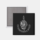 Sprich nicht mit mir, wenn ich überstimuliert bin magnet (Vorderseite/Rückseite)