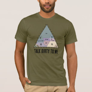 Sprich Schmutzig zu Mir- Bodenstrukturdiagramm T-Shirt