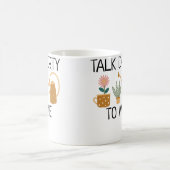 Sprich Schmutzig Zu Mir Pflanze Dame Lustiger Sche Kaffeetasse (Mittel)