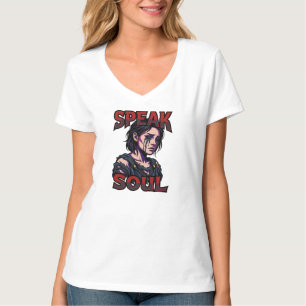 Sprich Seele Melancholischer Gothic Charakter Graf T-Shirt